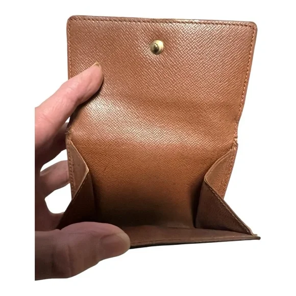 Louis Vuitton Authentic Vintage brown and Gold Monogram Tri-fold Wallet - Picture 13 of 17